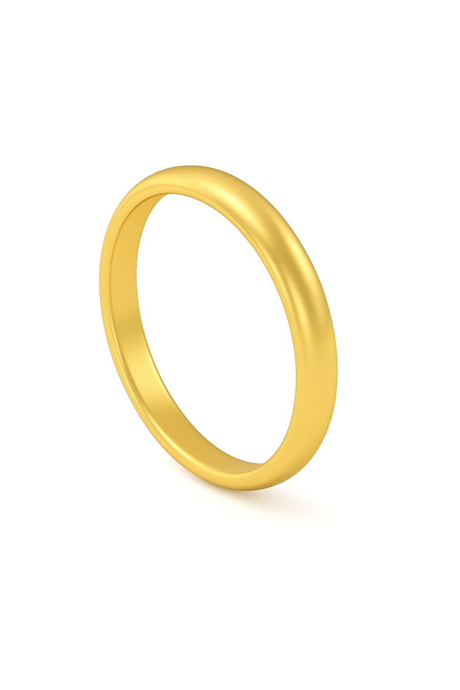 2mm 18ct Yellow Gold Traditional Court Band