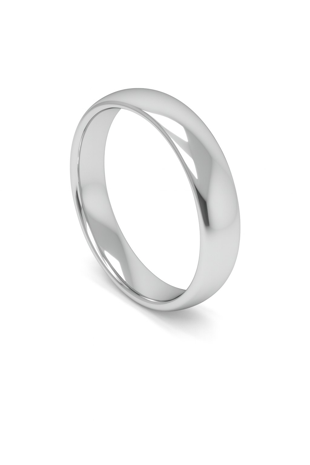 5mm Soft Court Platinum Wedding Band
