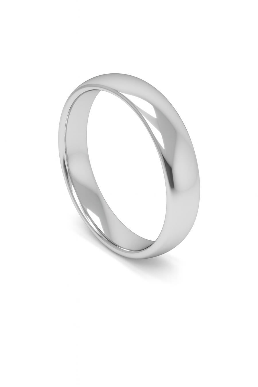 5mm Soft Court Platinum Wedding Band